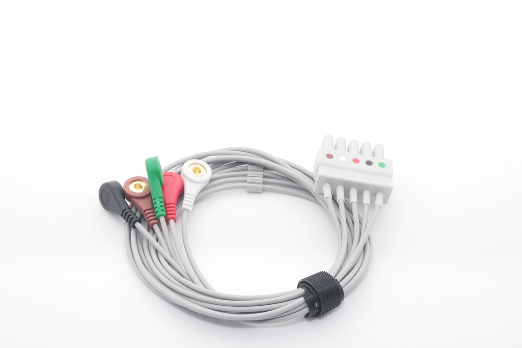 分体扣式5导心电导联线分线缆